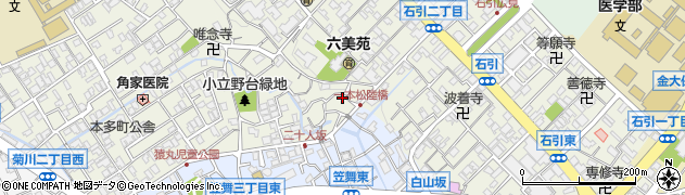 金沢二十人坂鍼灸院周辺の地図