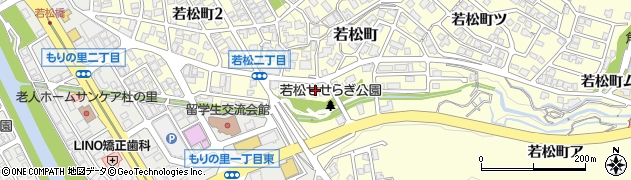 石川県金沢市若松町42周辺の地図