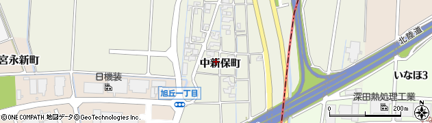 石川県白山市中新保町100周辺の地図