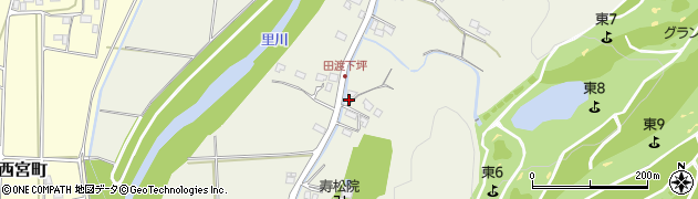 茨城県常陸太田市田渡町408周辺の地図