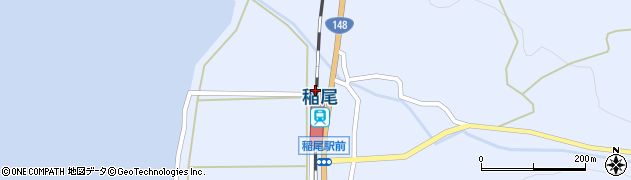 稲尾駅周辺の地図