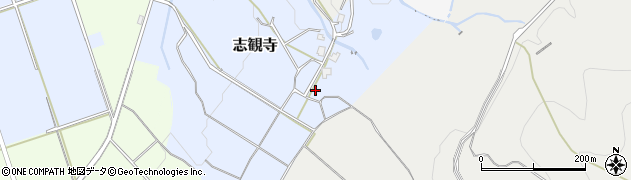 富山県南砺市志観寺157周辺の地図