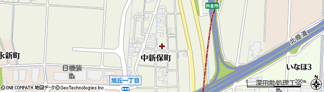 石川県白山市中新保町91周辺の地図