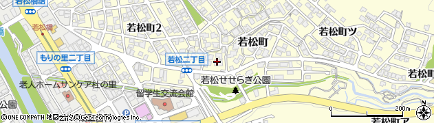 石川県金沢市若松町（タ）周辺の地図