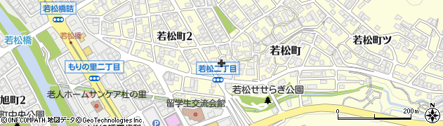 石川県金沢市若松町154周辺の地図