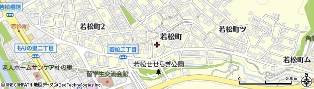 石川県金沢市若松町85周辺の地図