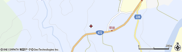富山県富山市八尾町乗嶺979周辺の地図