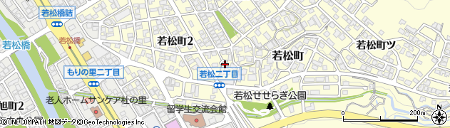 石川県金沢市若松町152周辺の地図