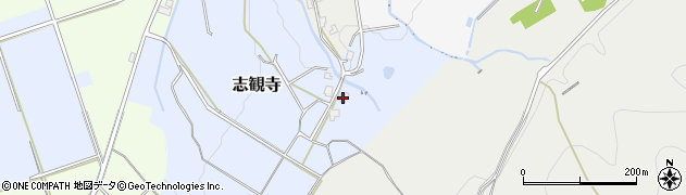 富山県南砺市志観寺168周辺の地図