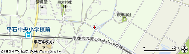 栃木県宇都宮市下平出町89周辺の地図