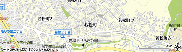 石川県金沢市若松町94周辺の地図