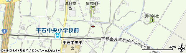 栃木県宇都宮市下平出町周辺の地図
