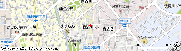 石川県金沢市保古町（ホ）周辺の地図