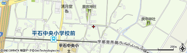栃木県宇都宮市下平出町186周辺の地図
