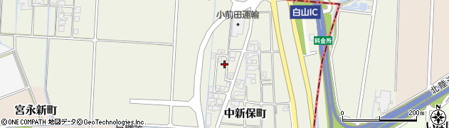 石川県白山市中新保町41周辺の地図