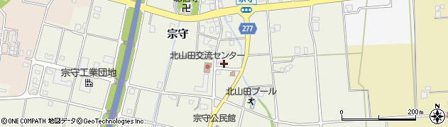 南砺警察署北山田駐在所周辺の地図