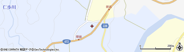 富山県富山市八尾町乗嶺342周辺の地図