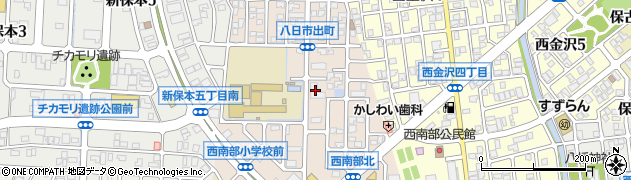石川県金沢市八日市出町256周辺の地図
