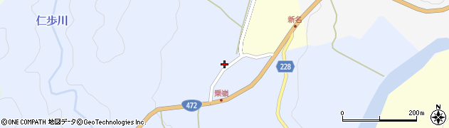 富山県富山市八尾町乗嶺124周辺の地図