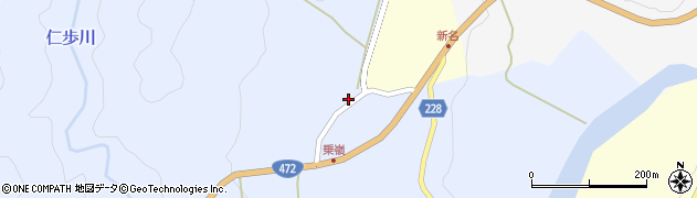 富山県富山市八尾町乗嶺123周辺の地図
