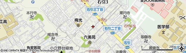 石川県金沢市石引周辺の地図