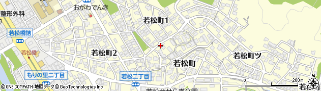 石川県金沢市若松町116周辺の地図