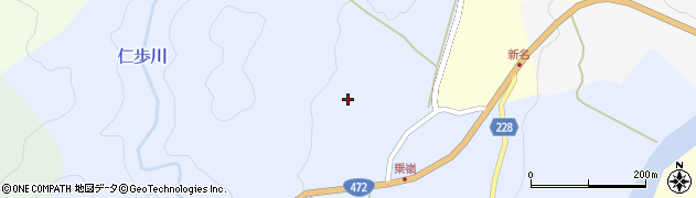 富山県富山市八尾町乗嶺995周辺の地図