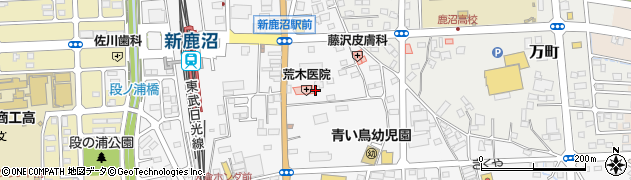 栃木県鹿沼市鳥居跡町周辺の地図