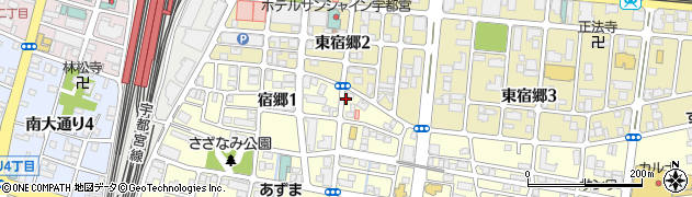 宿郷町十文字周辺の地図