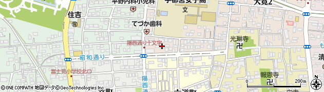 栃木県宇都宮市操町8周辺の地図