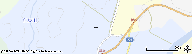 富山県富山市八尾町乗嶺494周辺の地図