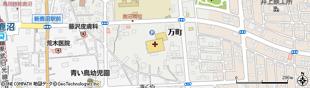 株式会社カンセキ　新鹿沼店周辺の地図