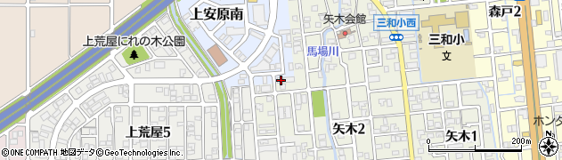 石川県金沢市上安原南96周辺の地図