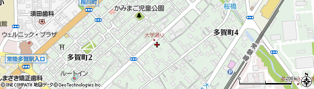 茨城県日立市多賀町周辺の地図