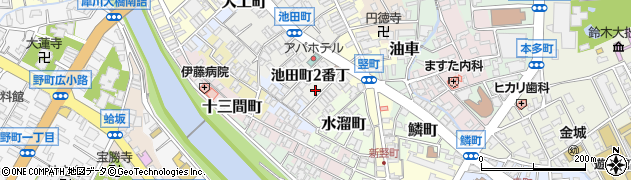 石川県金沢市池田町１番丁24周辺の地図