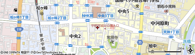 栃木県銀行協会　銀行とりひき相談所周辺の地図