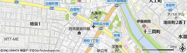 安田琴三絃店周辺の地図