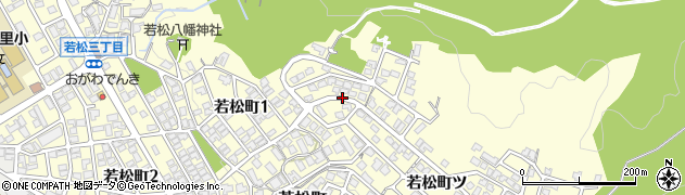 石川県金沢市若松町（ツ）周辺の地図