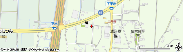 栃木県宇都宮市下平出町74周辺の地図