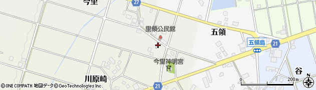 富山県南砺市今里周辺の地図