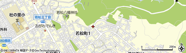 石川県金沢市若松町ツ7周辺の地図
