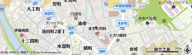 石川県金沢市茨木町周辺の地図