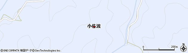 富山県富山市小佐波周辺の地図