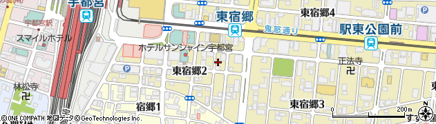 東宿郷1号児童公園周辺の地図