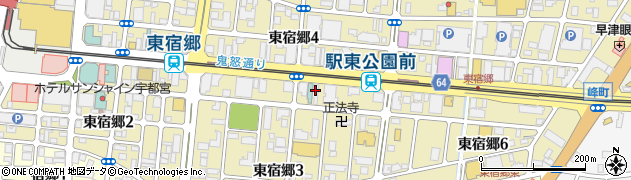 株式会社日本デジタル研究所　宇都宮営業所周辺の地図
