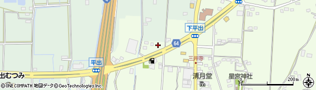 栃木県宇都宮市下平出町79周辺の地図