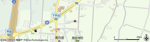 栃木県宇都宮市下平出町155周辺の地図