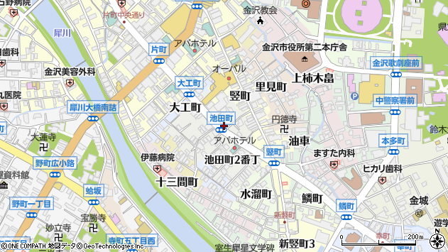 〒920-0985 石川県金沢市池田町三番丁の地図