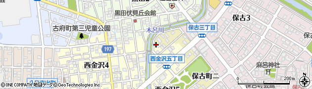 石川県金沢市保古町ニ167周辺の地図