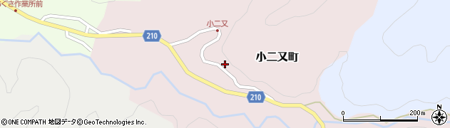 石川県金沢市小二又町（ヘ）周辺の地図